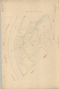 386 Schattingskaart Grave / district 's-Hertogenbosch-Oost nr 18, sectie A2, schaal 1:2.500, bijgewerkt tot 1886