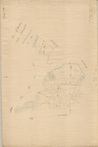 387 Schattingskaart Grave / district 's-Hertogenbosch-Oost nr 18, sectie A3, schaal 1:2.500, bijgewerkt tot 1886