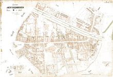 479 Schattingskaart 's-Hertogenbosch / district 's-Hertogenbosch-Oost nr 5, sectie H2, schaal 1:1.250, bijgewerkt tot 1887