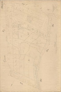 584 Schattingskaart Mill / district Boxtel nr 12, sectie B2, schaal 1:2.500, bijgewerkt tot 1886