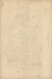 586 Schattingskaart Mill / district Boxtel nr 12, sectie C1, schaal 1:2.500, bijgewerkt tot 1886