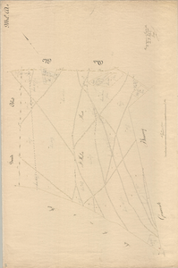 591 Schattingskaart Mill / district Boxtel nr 12, sectie D4, schaal 1:2.500, bijgewerkt tot 1886