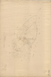 597 Schattingskaart Mill / district Boxtel nr 12, sectie G1, schaal 1:2.500, bijgewerkt tot 1886