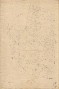 906 Schattingskaart Velp / district 's-Hertogenbosch-Oost nr 27, sectie B1, schaal 1:2.500, bijgewerkt tot 1886