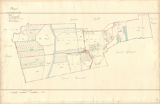 958 Schattingskaart Waspik / district 's-Hertogenbosch-West nr 67, verzamelplan, schaal 1:10.000, bijgewerkt tot 1886