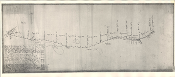 1.40.1 Kaart van een nieuwe weg door De Peel, van Handel naar St. Anthonis, ca. 1778