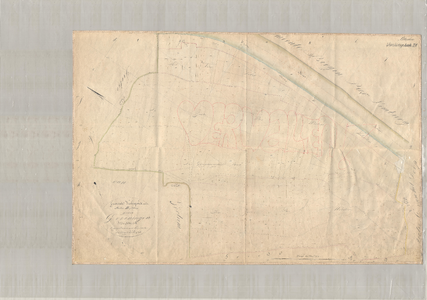 17.9 Netteplan Vierlingsbeek B 1 genaamd Groeningen door landmeter A. Klep Az. , ca. 1839