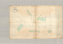 9.2 Kadastrale kaart, Secties A-B van Haps, opgemaakt door A.J. Welling, landmeter, 1903