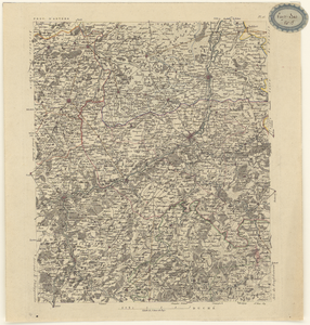 1031 Kaart van het Koninkrijk der Nederlanden in 20 bladen. Met gradenverdeling, kompasroos, legenda en historische, ...