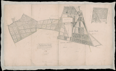 1721 Uittreksel uit de kadastrale plans van de gemeente Schaijk, Nistelrode, Heesch en Berghem op verzoek van J. ...