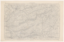 1727 Blad 38 van een 64-bladige kaart van Nederland. Gradenverdeling in de rand, graadnet. Linksboven bladwijzer van de ...