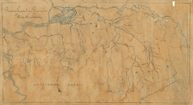 176 Kaart van de rivieren van de provincie Noord-Brabant. Linksboven titel., 1899