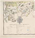 1789 Vierde blad van een kaart van Noord-Brabant in zes bladen. Linksboven Nieuw-Vosmeer, rechtsboven Breda, ...
