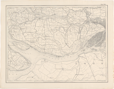 1797 Achtste blad van een kaart in 9 bladen van de provincie Zuid-Holland. Met gradenverdeling. Linksboven Geervliet, ...