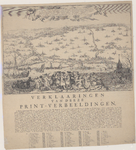 1802 Prent van de overstromingen in de provincies Holland en Gelderland in december 1740 en januari 1741. Op de ...