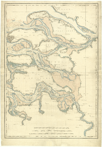 1813 Kaart van Zeeland, situatie ca. 1672