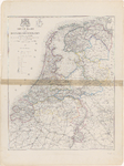 1840 Kaart van het Koningrijk der Nederlanden. Met gradenverdeling en legenda (I-XI: symbolen). Achtergevoegd: ...