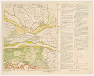 19 Waterstaatskaart van de omgeving van Rhenen. Gradenverdeling in de rand. Rechts van de kaart legende, toelichting en ...