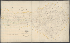 2033 Plattegrond van Bergen op Zoom, 19e eeuw