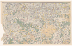 2236 Eerste blad van een kaart van Noord-Brabant in vier bladen. Links Terheyden, rechtsboven Drunen, middenonder ...