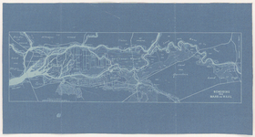 275 Kaart van de scheiding van de Maas en Waal, 1892