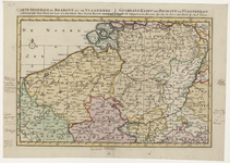 3101 Kaart van Noord- en Zuid-Brabant en Vlaanderen, deel uitmakend van een atlas en dienend als kaartwijzer voor de ...