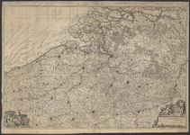 326 Kaart van Brabant, Vlaanderen, Henegouwen, Namen en Luik, bedoeld als hulpmiddel om het verloop van de oorlog te ...