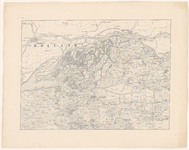 429 Tweede blad van een kaart van de provincie Noord-Brabant in 12 bladen, met bladwijzer. Linksboven Hendrik Ido ...