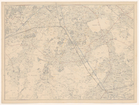 436 Zevende blad van een kaart van de provincie Noord-Brabant in 12 bladen, met bladwijzer. Linksboven Udenhout, ...