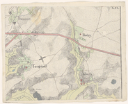 452 Zesde blad van een kaart in 9 bladen van een deel van de provincie Namen gelegen in de omgeving van Fleurus en ...