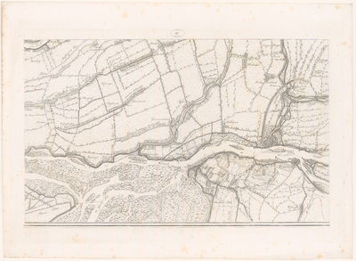 455 Vierde blad van een kaart in 12 bladen van de Rijn, Lek, Waal, Maas, Merwede en de aangrenzende gebieden. ...
