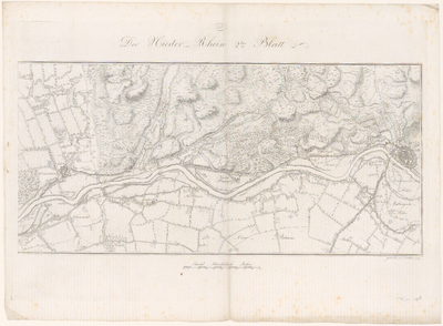 461 Twaalfde blad van een kaart in 12 bladen van de Rijn, Lek, Waal, Maas, Merwede en de aangrenzende gebieden. ...