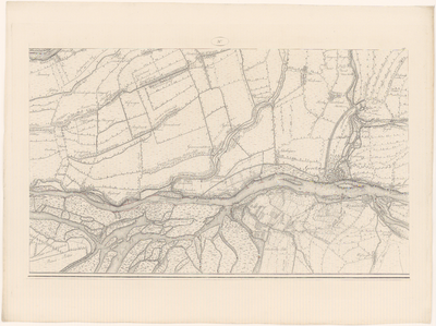 463 Vierde blad van een kaart in 14 bladen van de Rijn, Lek, Waal, Maas, Merwede en de aangrenzende gebieden. ...