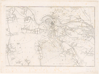 494 Zevende blad van een kaart in 12 bladen van de Rijn, Lek, Waal, Maas, Merwede en de aangrenzende gebieden. ...