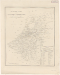 502 Kaart van Nederland, België en Luxemburg met de afstanden in uren gaans zoals die in de bijbehorende afstandswijzer ...