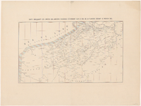 517 Kaart van Vlaanderen met de middeleeuwse bisdomsgrenzen. Graadnet op de kaart. Middenboven de titel., 1820-1830