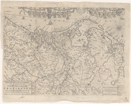 546 Kaart van de Zeventien Verenigde Nederlanden. Met aanduiding van de steden die in 1672 in handen zijn van de Franse ...
