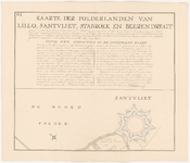 565 Eerste blad van een kopie in 9 bladen (incl. bladwijzer) van een kaart van de polders van Lillo, Stabroek, ...