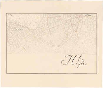 674 Twaalfde blad van een kopie (in 16 bladen) van een kaart van het gebied rondom 's-Hertogenbosch, gelegen tussen ...