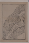 696 Kaart van het stroomgebied van de Maas bij Wijk. Drieëndertigste blad van een kaart van de Maas in 34 bladen, 3 ...