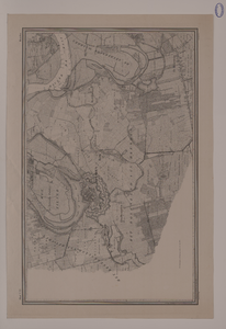 718 Kaart van het stroomgebied van de Maas bij Heusden. Tweeëndertigste blad van een kaart van de Maas in 34 bladen, 3 ...