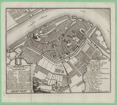 826 Plattegrond van de Stad Dordrecht(uit de nieuwe Geografische en Historische Atlas), 1742