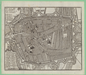 832 Plattegrond van de Stad Leiden(uit de nieuwe Geografische en Historische Atlas), 1742