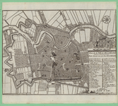 835 Plattegrond van de Stad Haarlem(uit de nieuwe Geografische en Historische Atlas), 1742