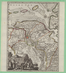 852 Kaart van Groningen en omliggende landen. Titelcartouche is versierd met het wapen van Groningen(uit de nieuwe ...