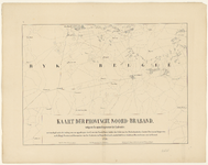 860 Tiende blad van een kaart van de provincie Noord-Brabant in 12 bladen, met bladwijzer. Linksboven Loenhout, ...