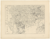 891 Vijfde blad van een kaart van de provincie Noord-Brabant in 12 bladen, met bladwijzer. Linksboven St. Philipsland, ...
