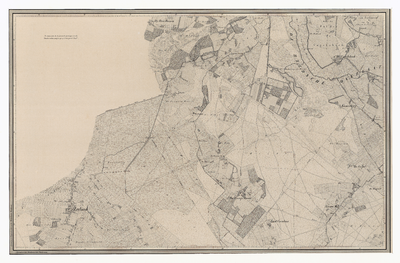 929 Kaart van het stroomgebied van de Maas bij Zeeland. Vierentwintigste blad van een kaart van de Maas in 34 bladen, 3 ...