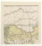 945 Tweede blad van een kaart van Noord-Brabant in zes bladen. Middenlinksboven Schoonhoven, rechtsboven Wijk bij ...